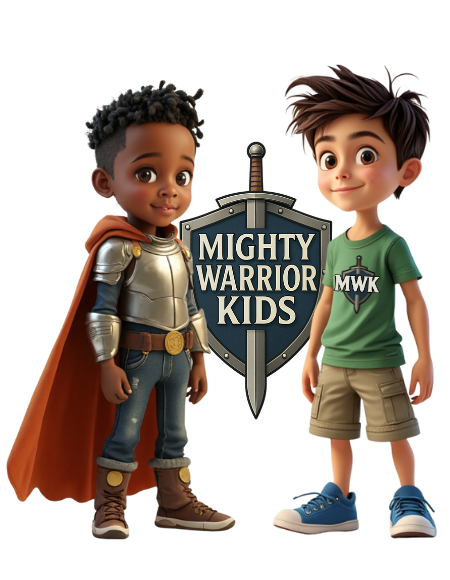 Micah and Max, joyful Mighty Warrior Kids